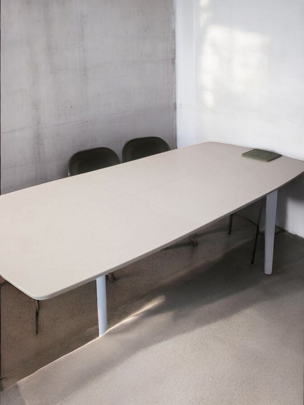 Table à manger rectangulaire blanche – Image 3