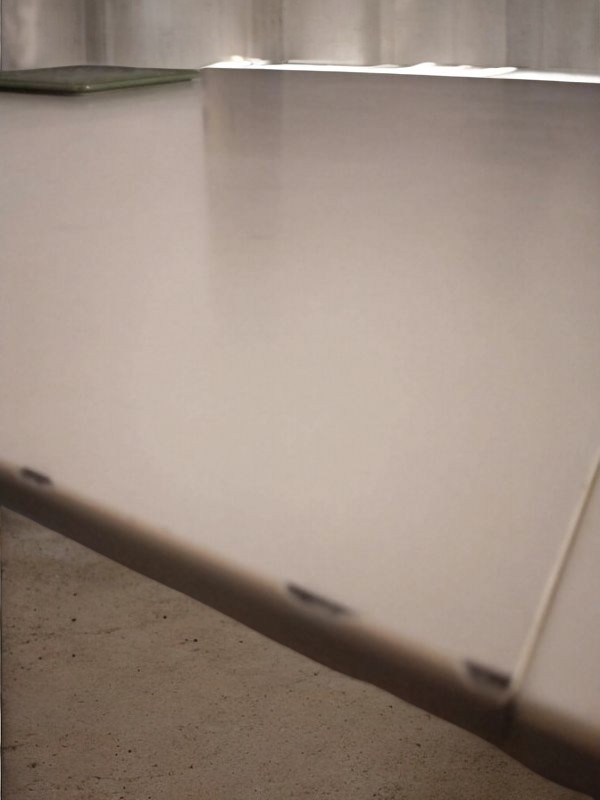 Table à manger rectangulaire blanche – Image 4