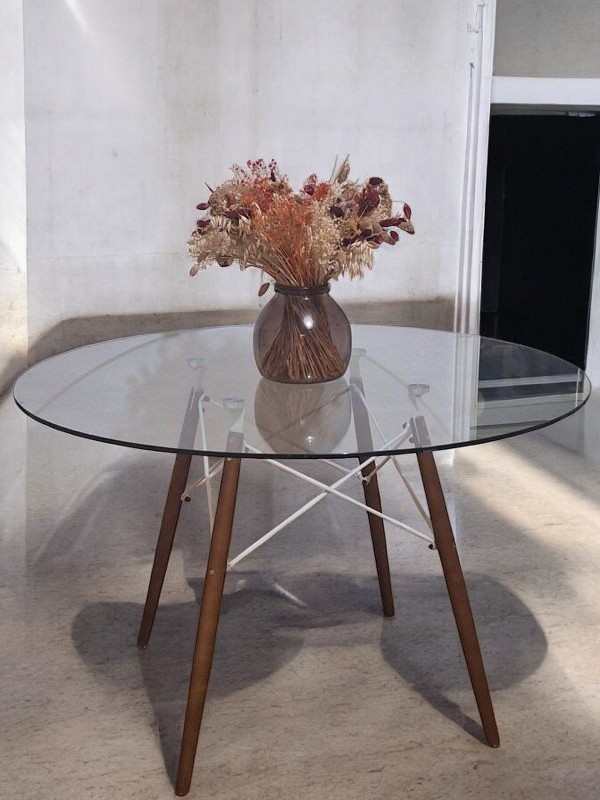 Table ronde en verre – Image 3