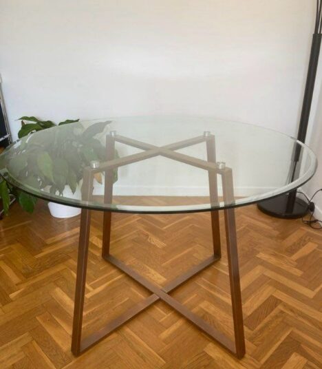 Table ronde en verre – Image 2