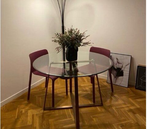 Table ronde en verre – Image 3