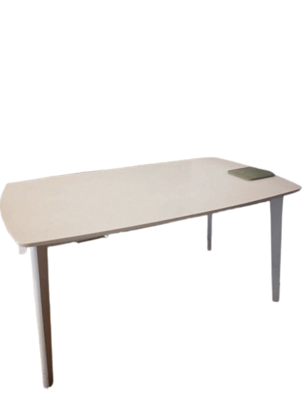 Table à manger rectangulaire blanche