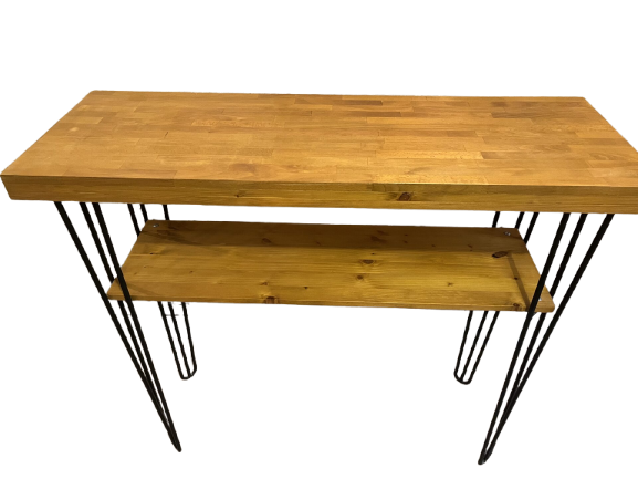 Console bois et métal