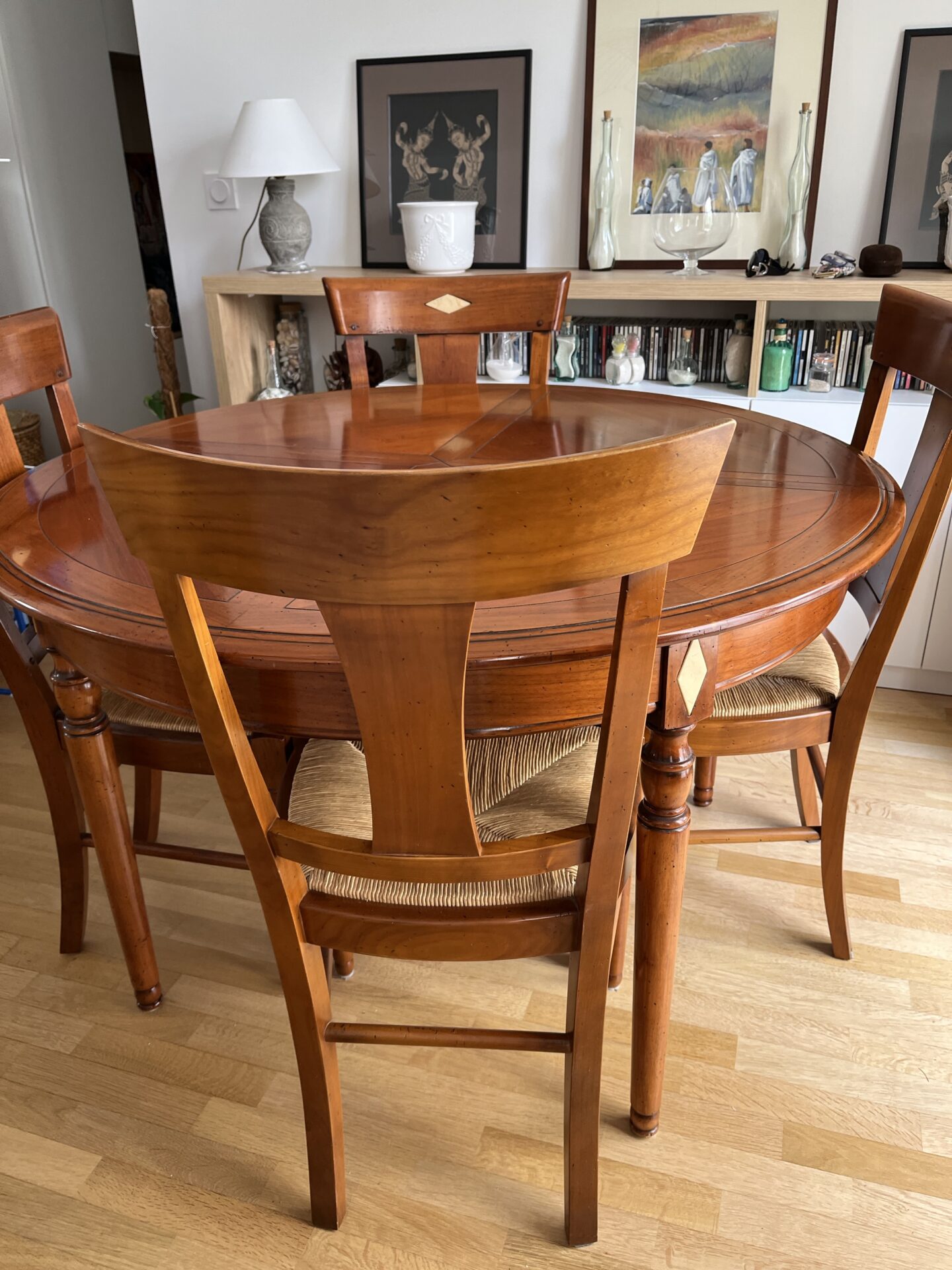 4 Chaises en merisier – Image 6