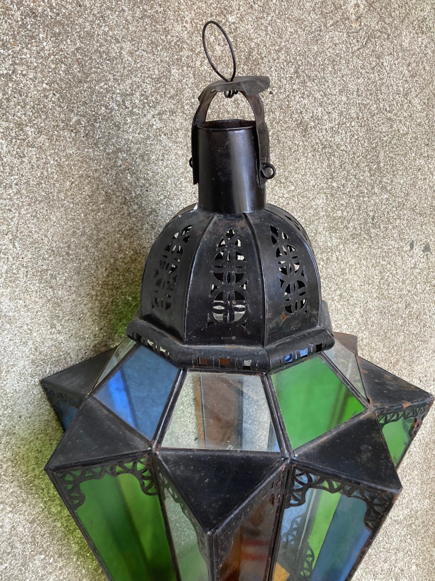 Lanterne colorée ancienne – Image 2