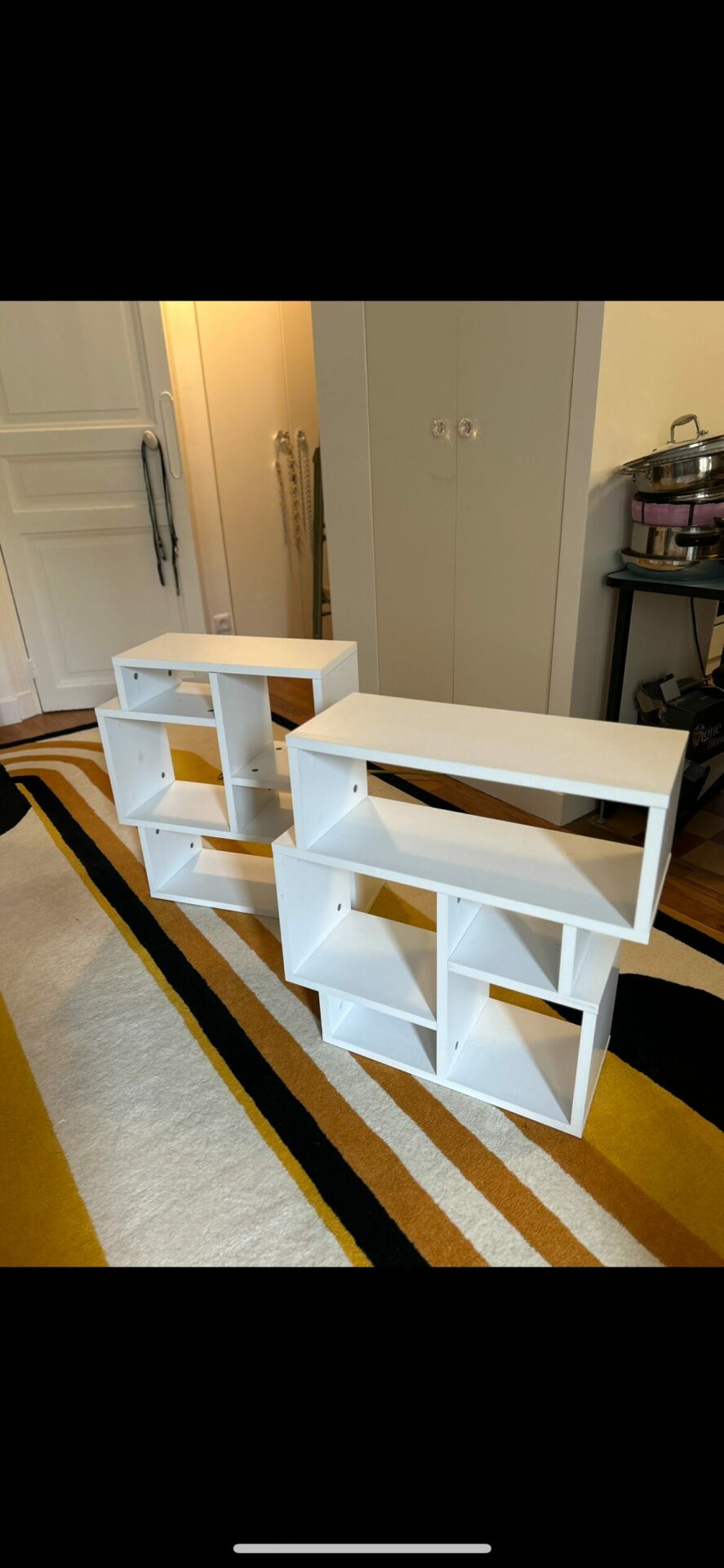 Paire d’étagères blanches – Image 2