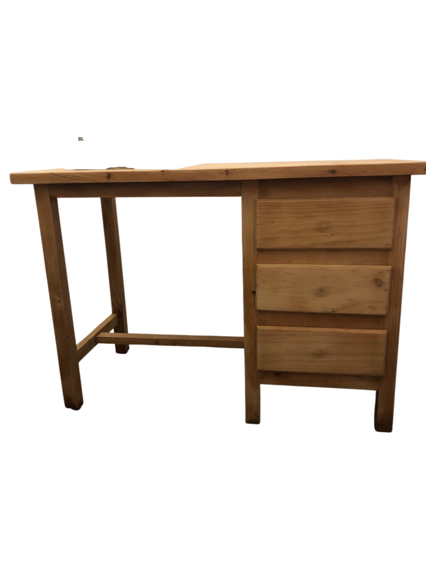 Bureau en pin. Finition de votre choix