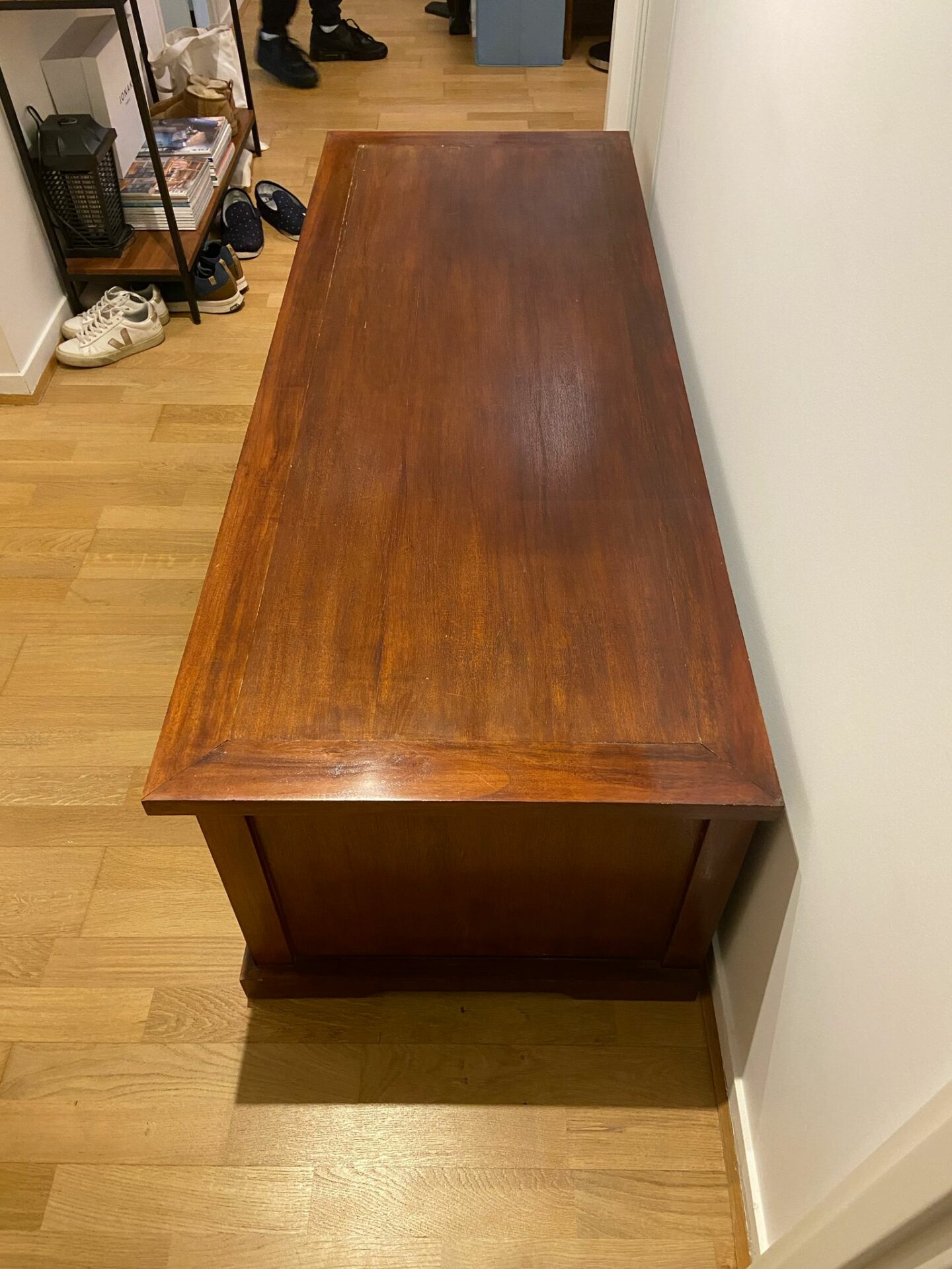 Meuble TV / Hifi en bois exotique – Image 6