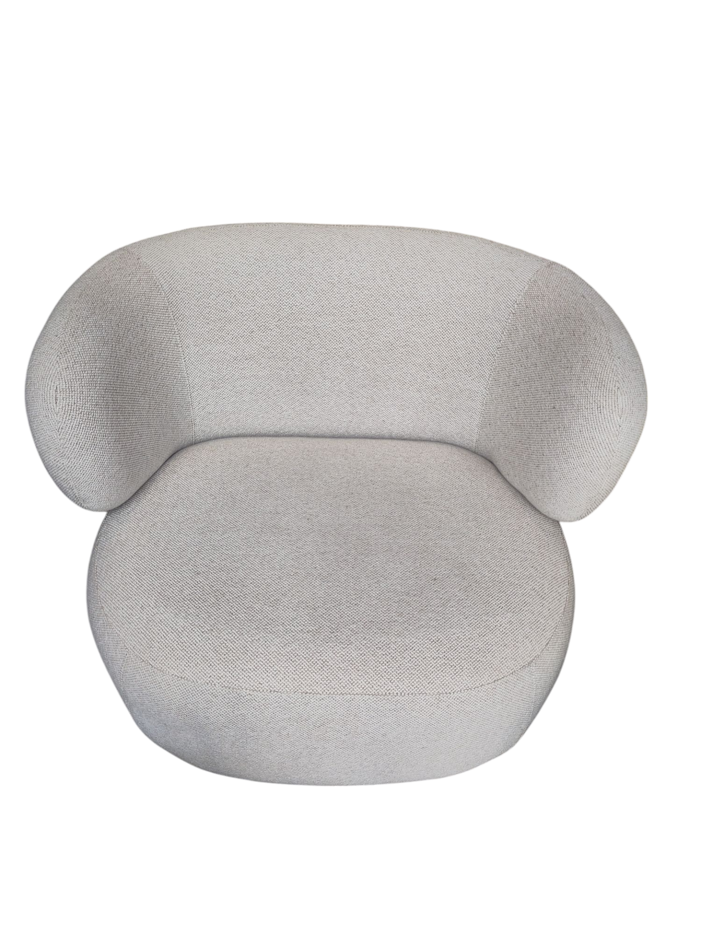 Fauteuil Guilia écru bouclé