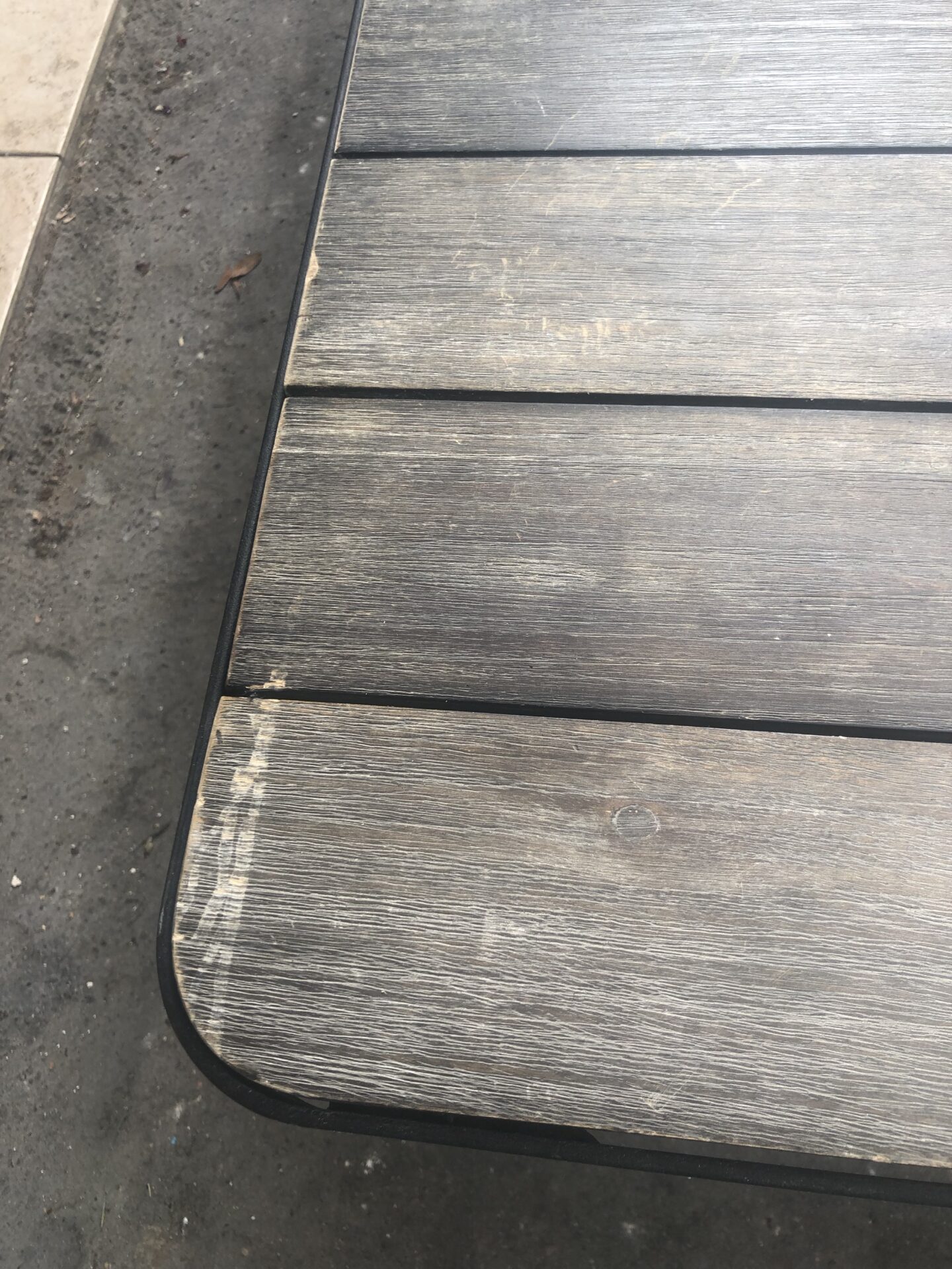 Table basse fer et bois – Image 7
