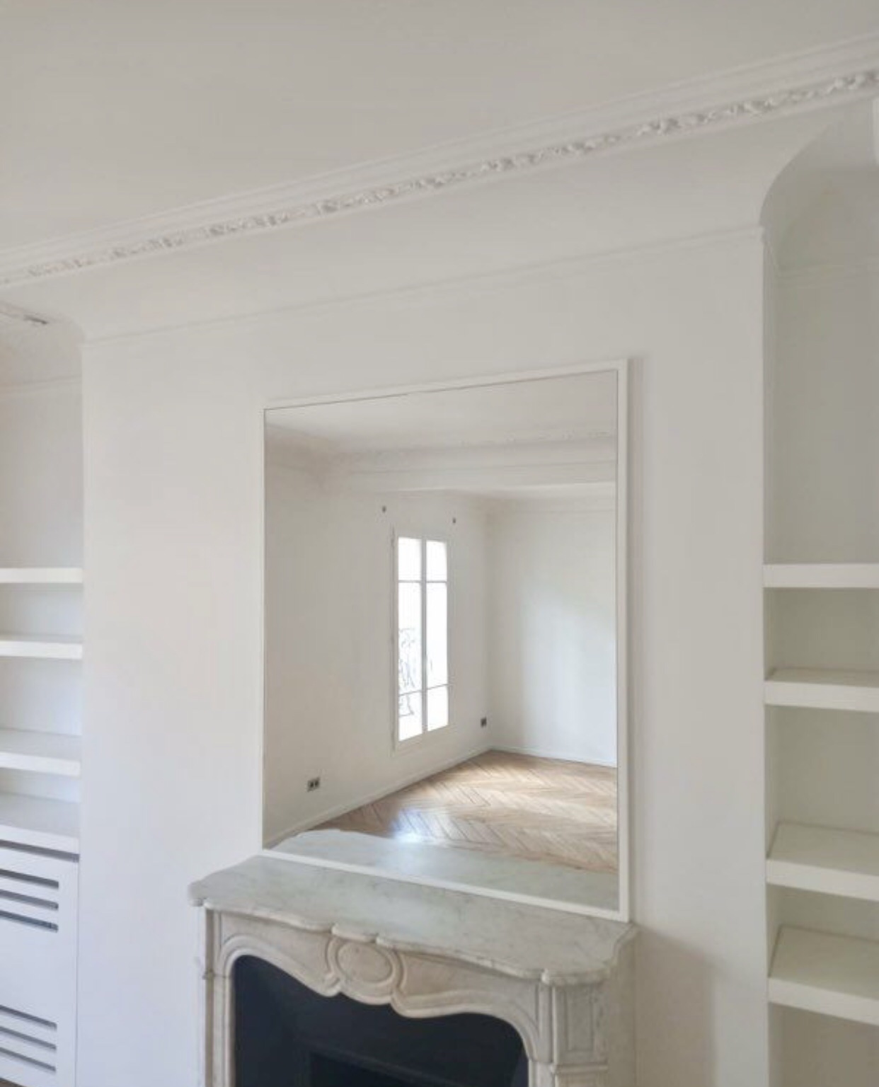 Miroir trumeau blanc – Image 2