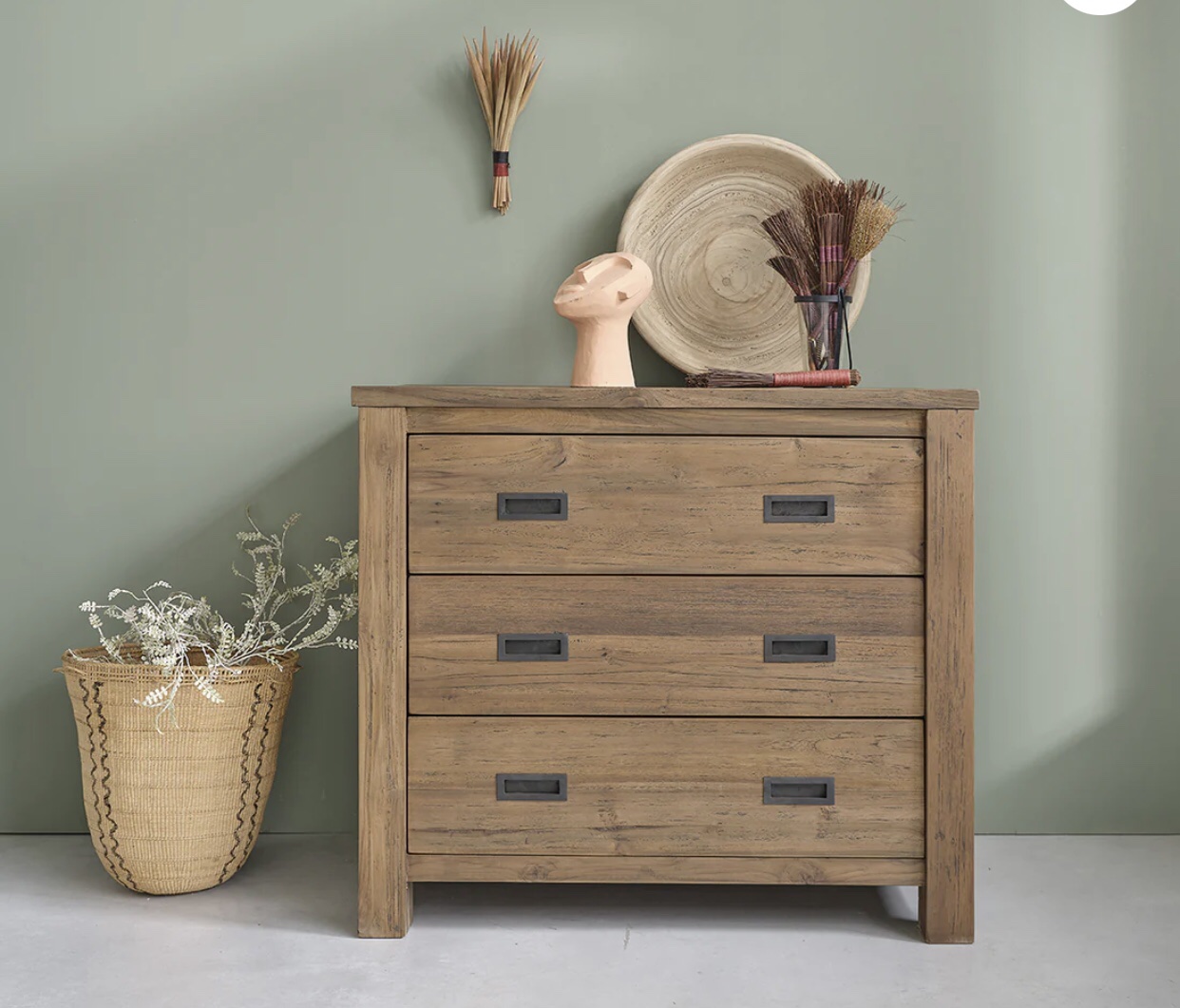 Commode en teck massif recyclé CARGO – Image 3