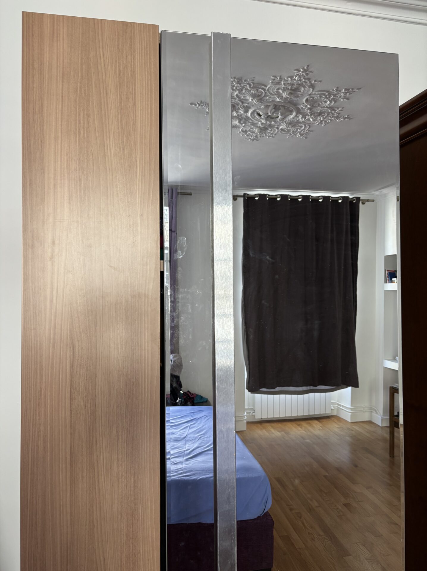 Armoire penderie à 2 portes dont une miroir – Image 4