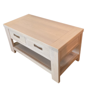 Table basse en bois massif CAMIF modèle Isabel