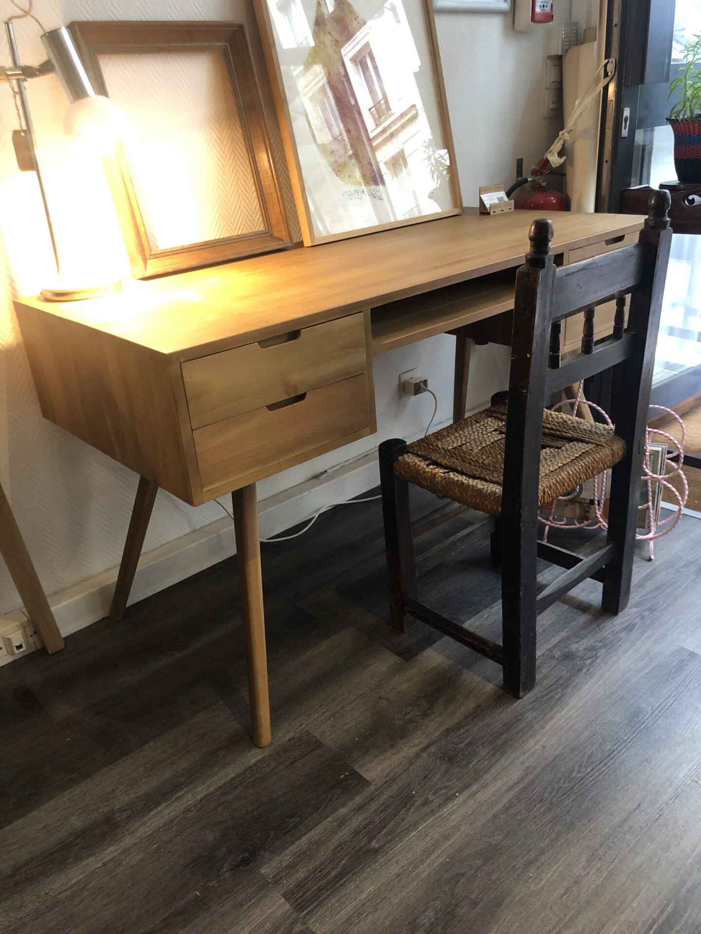 Bureau en teck ISAURE – Image 3