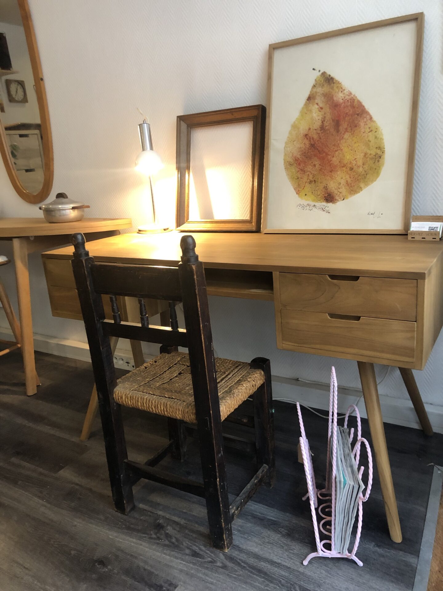 Bureau en teck ISAURE – Image 2
