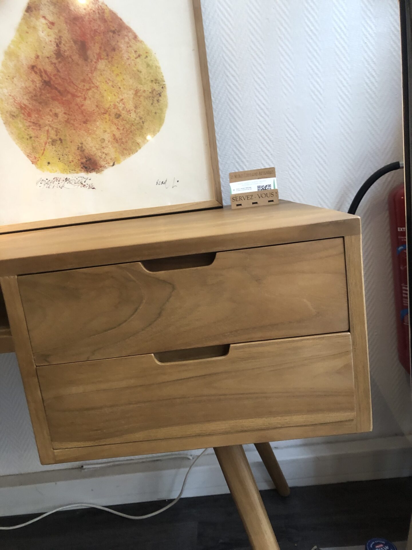 Bureau en teck ISAURE – Image 5