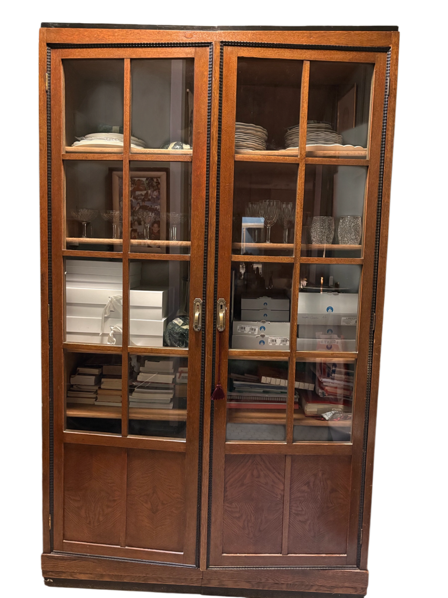Bibliothèque vitrée