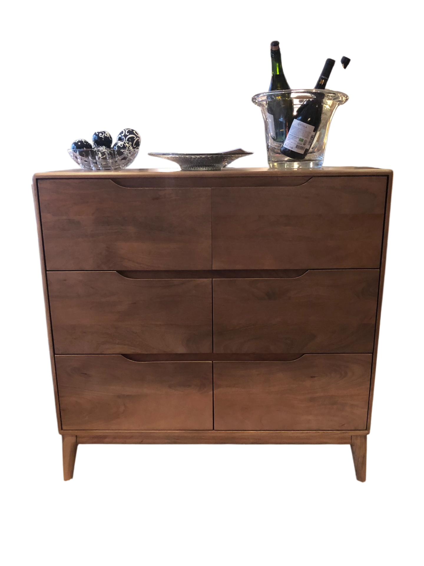 Commode 6 tiroirs GABRIELLE en manguier massif