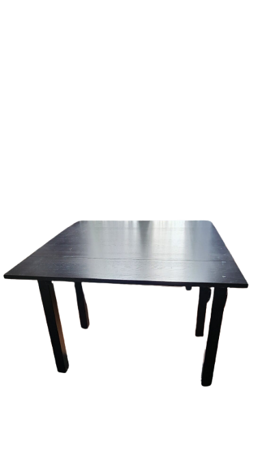 Table de salon extensible en bois noir (IKEA)