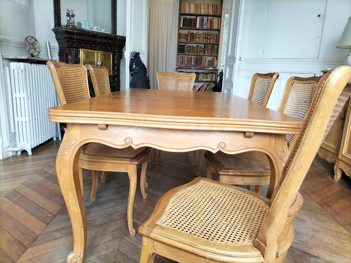 6 chaises cannées. Vendables par 2 – Image 2