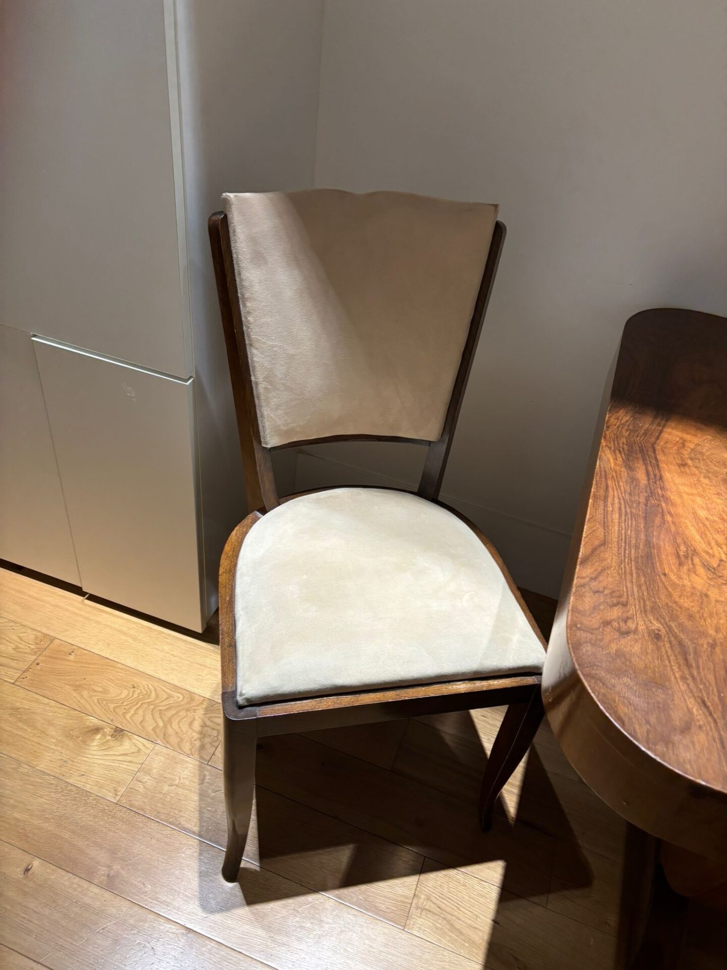 6 chaises tissu crème – Image 9