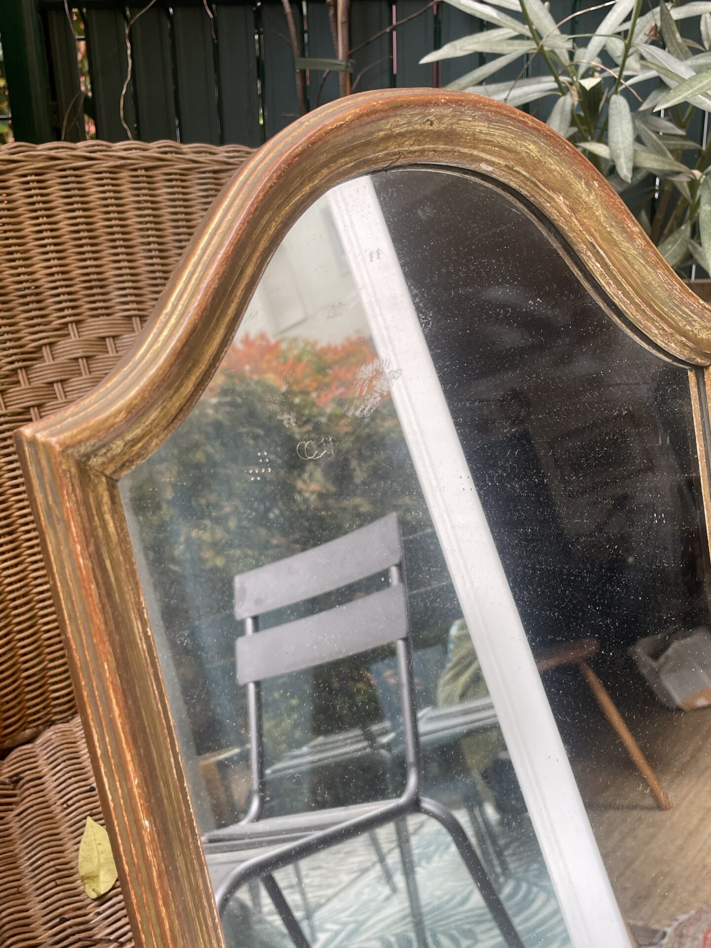 miroir vertical doré – Image 10