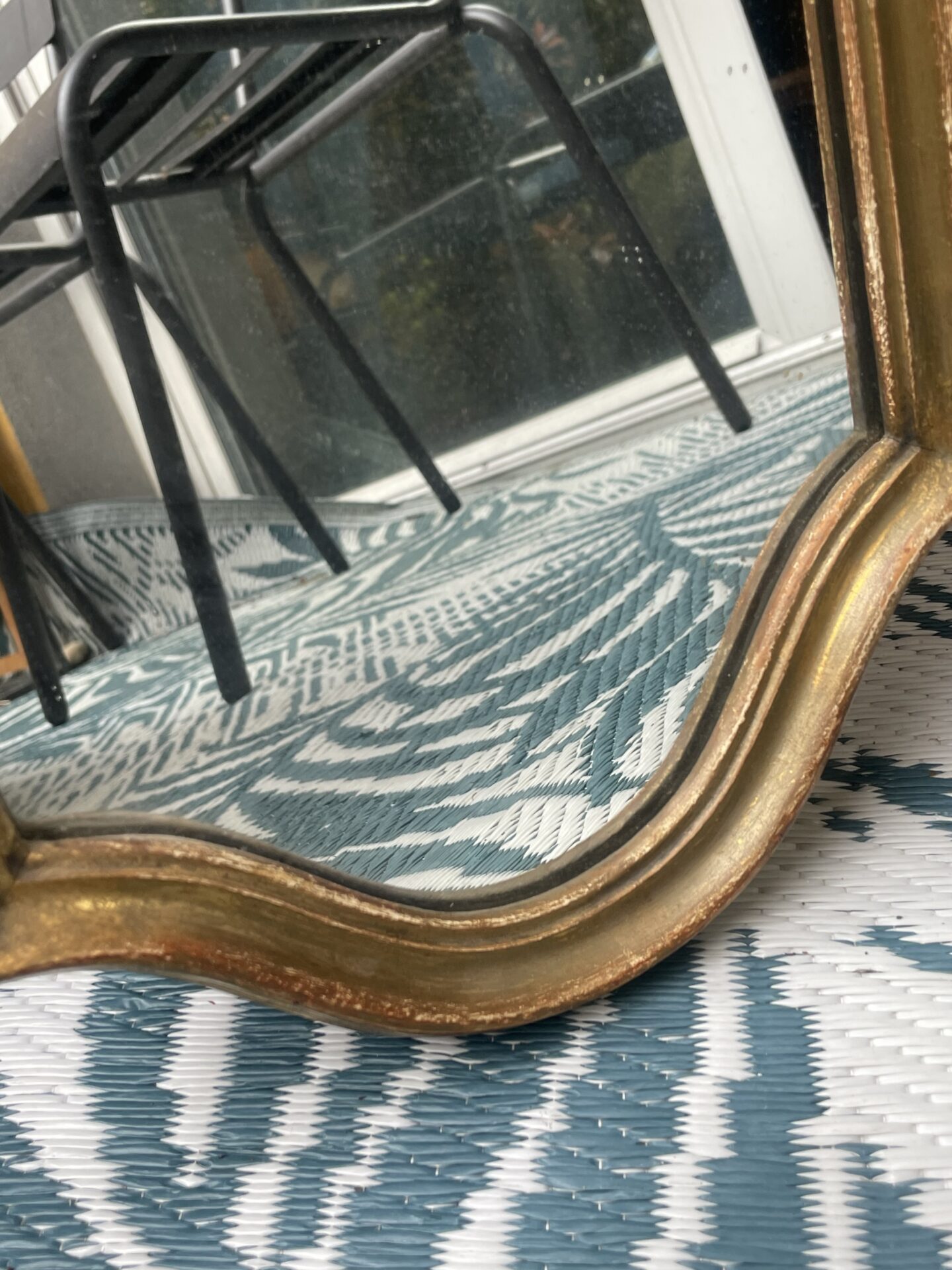 miroir vertical doré – Image 11