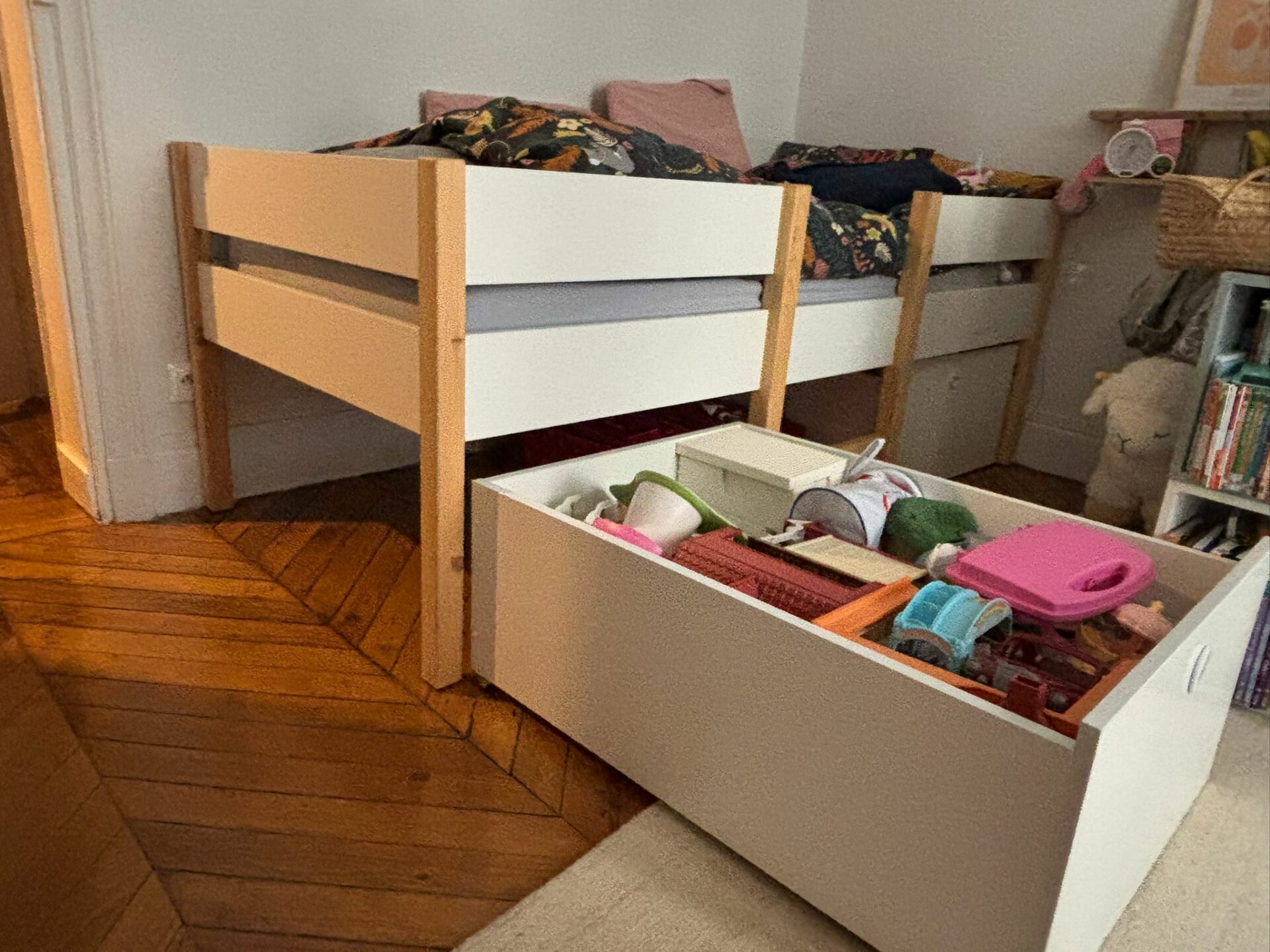 Lit mi-hauteur petite Amélie modèle Ciel – Image 3