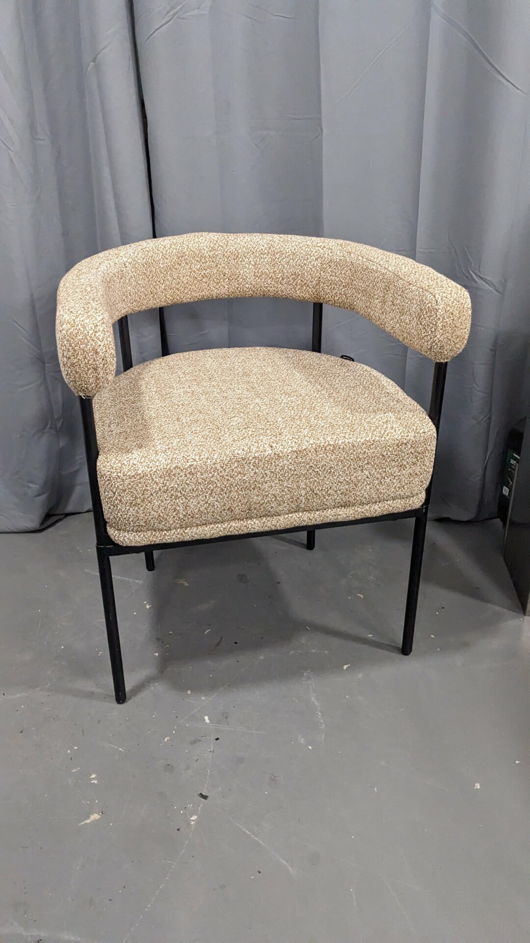 Paire de fauteuils ARCADE jaune moucheté – Image 5