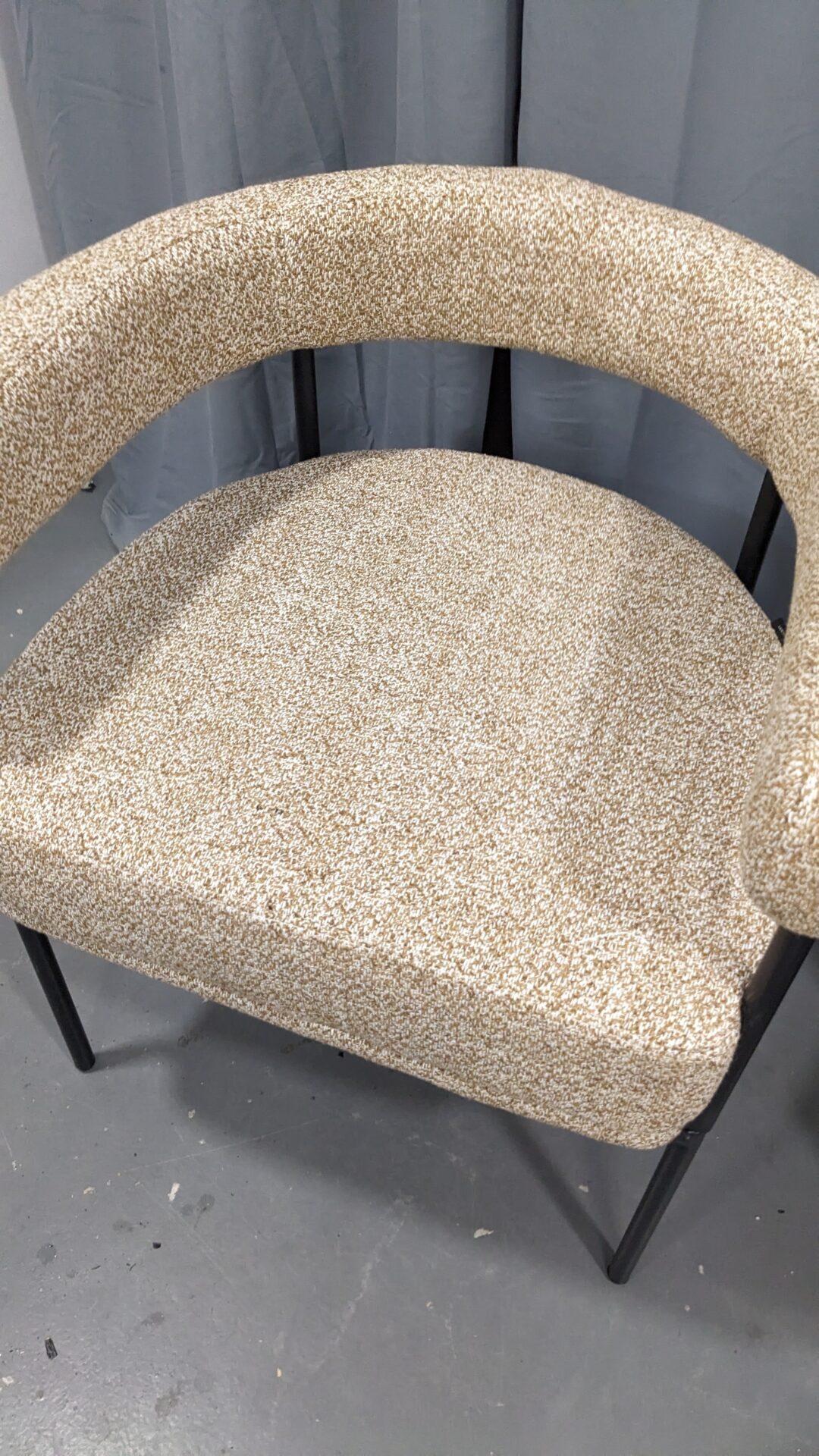 Paire de fauteuils ARCADE jaune moucheté – Image 6