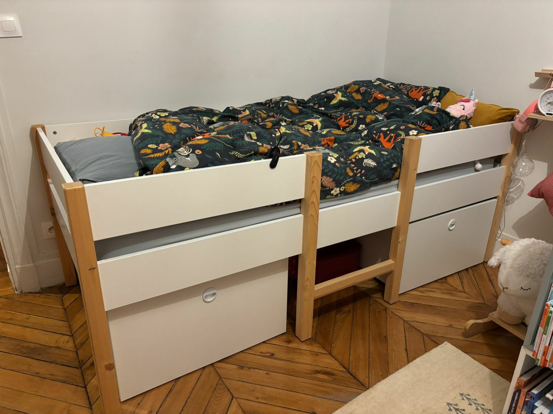 Lit mi-hauteur petite Amélie modèle Ciel – Image 5