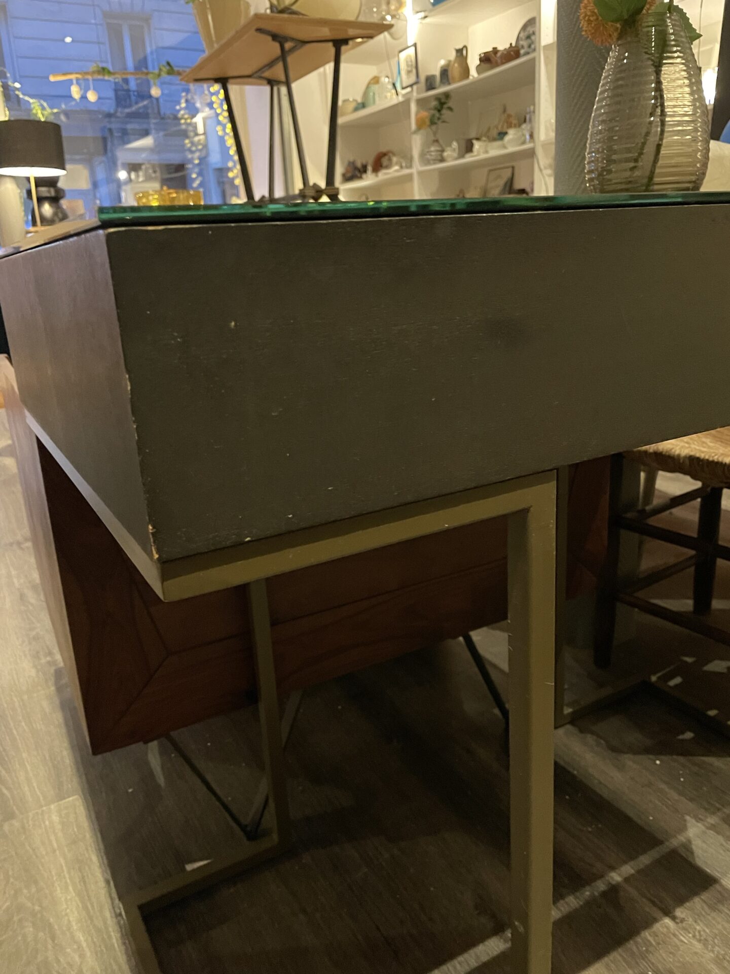 Bureau en verre fumé – Image 4