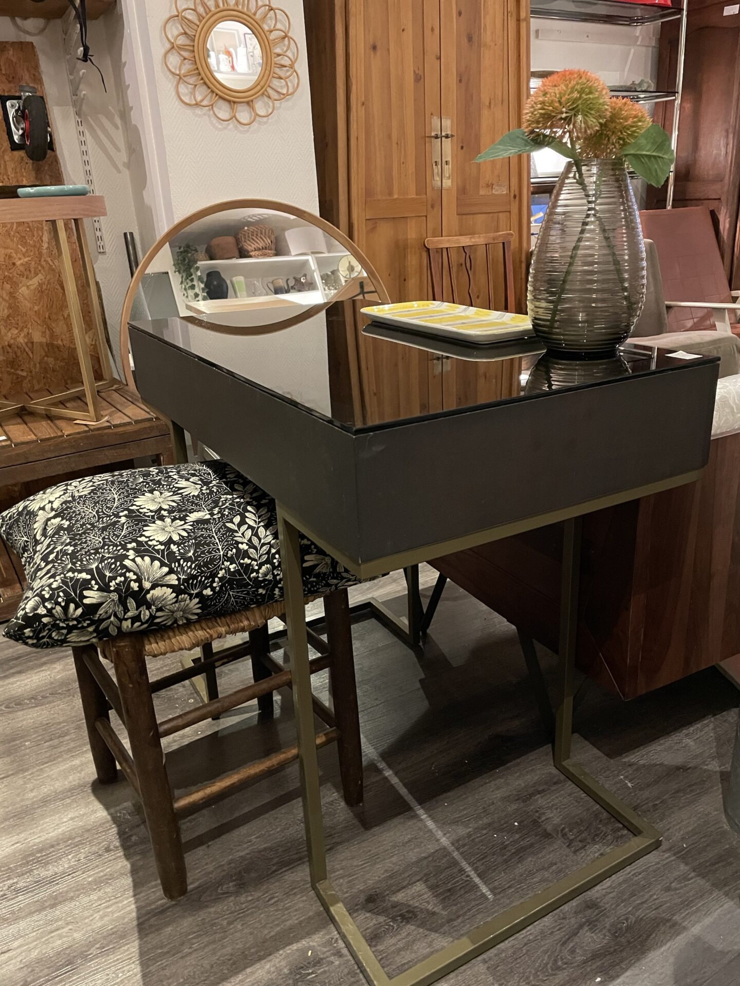 Bureau en verre fumé – Image 7