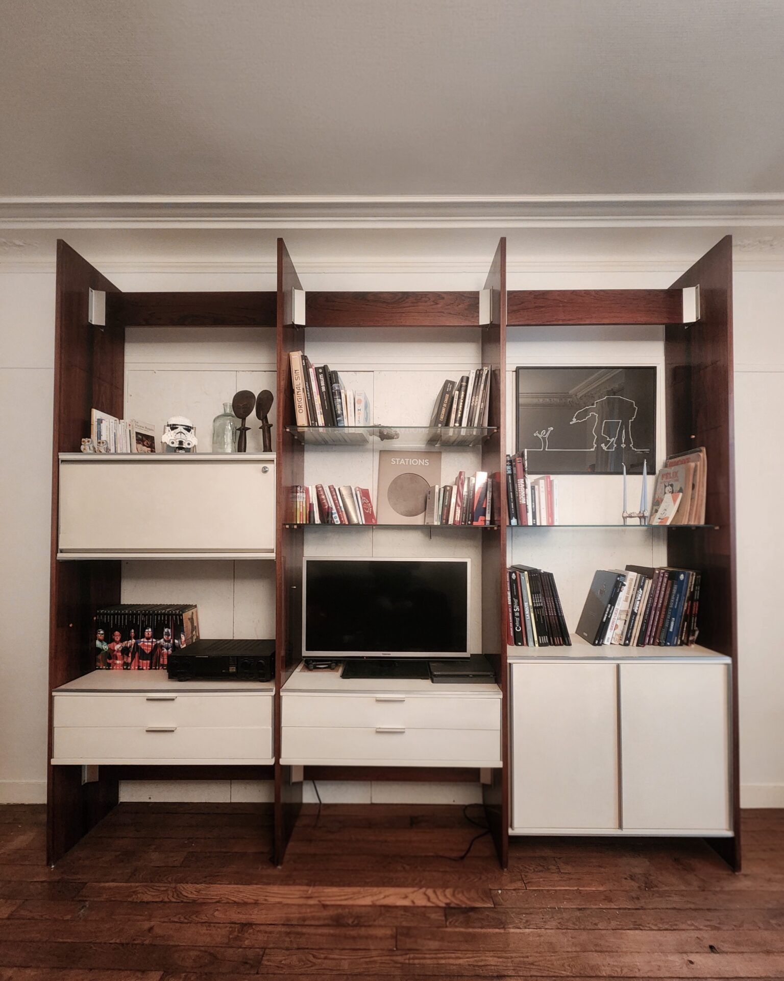 Bibliothèque vintage 70’s ROCHE BOBOIS – Image 7