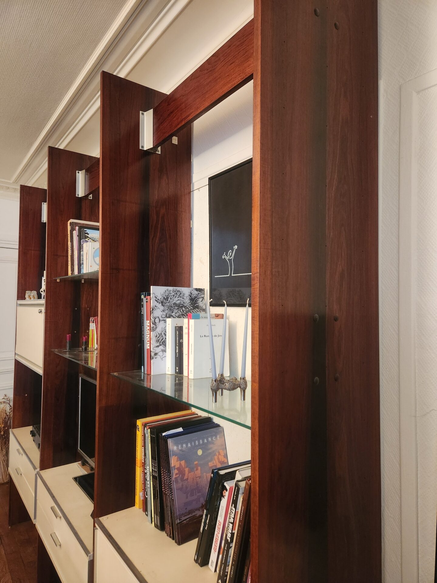 Bibliothèque vintage 70’s ROCHE BOBOIS – Image 3