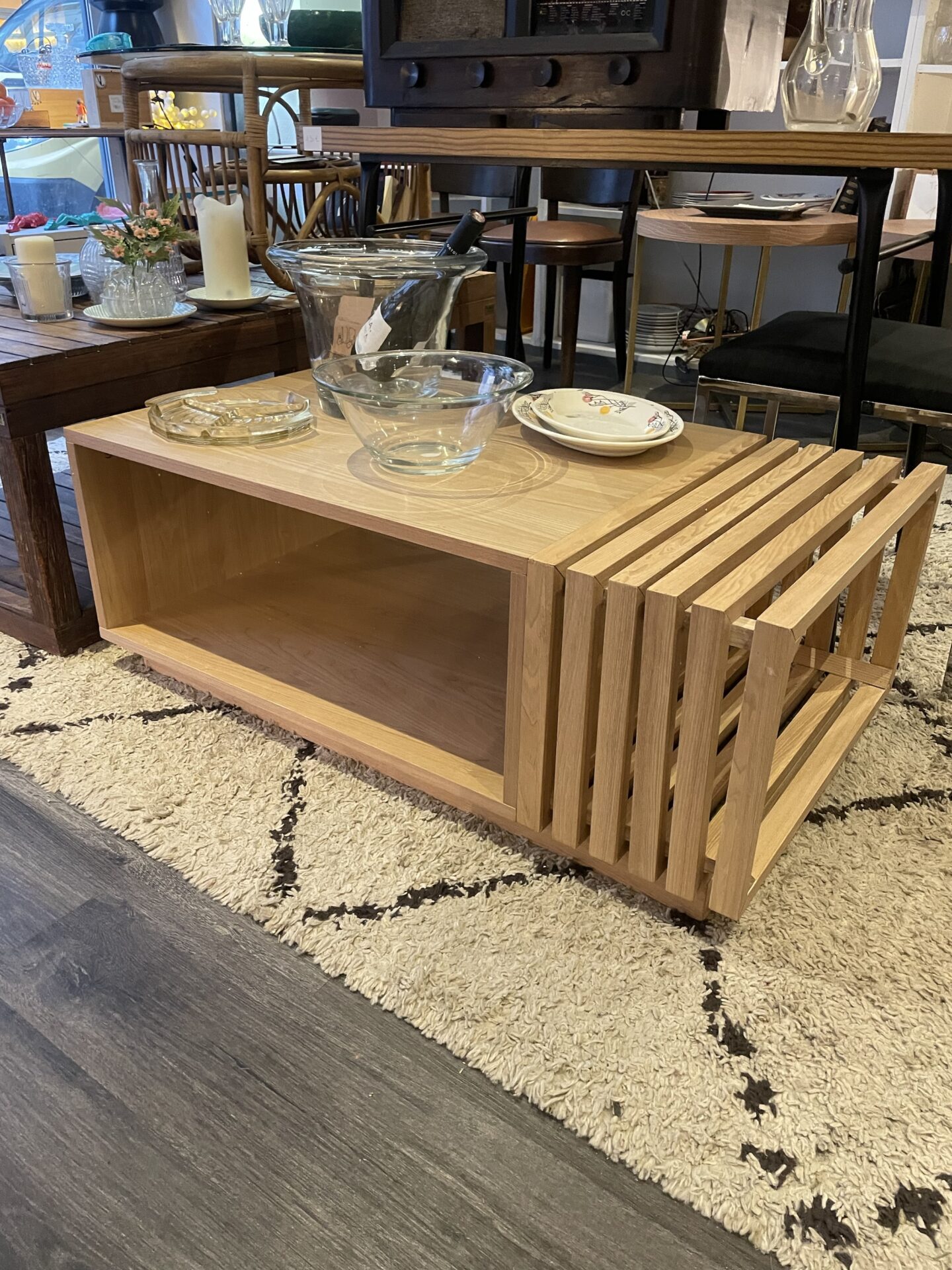 Table basse plaqué chêne LA REDOUTE – Image 7