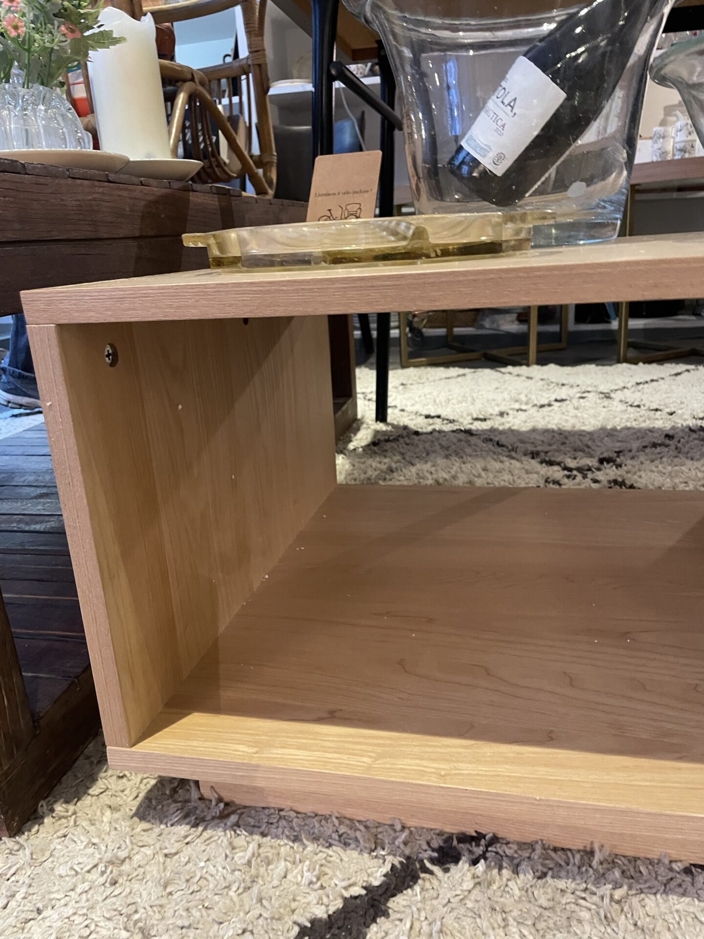 Table basse plaqué chêne LA REDOUTE – Image 2