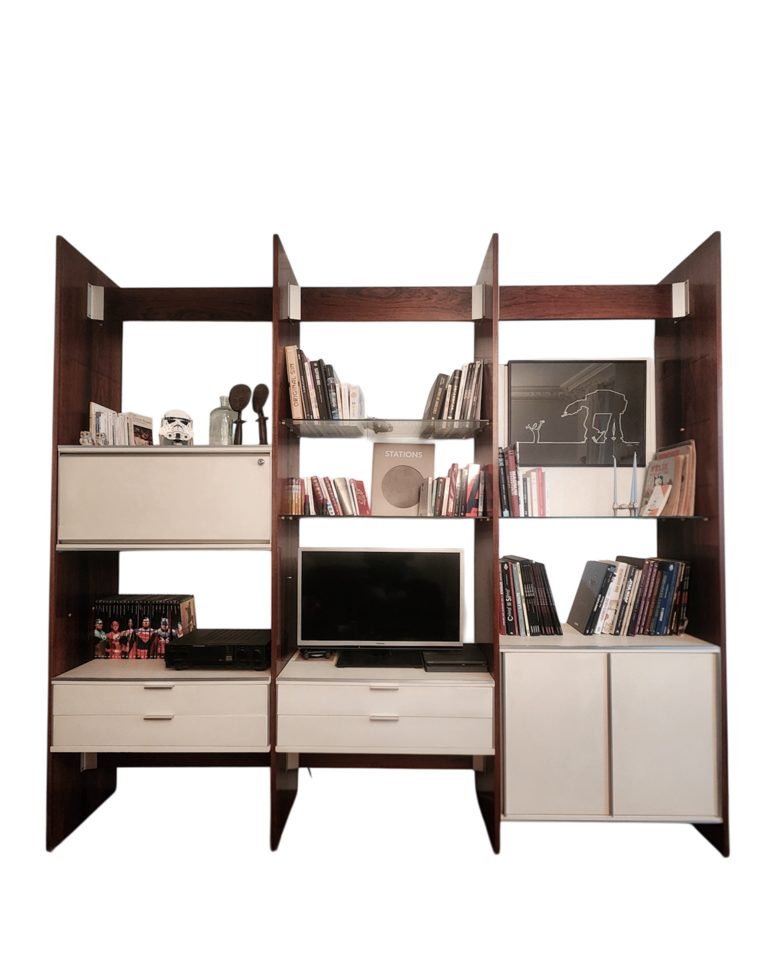 Bibliothèque vintage 70’s ROCHE BOBOIS