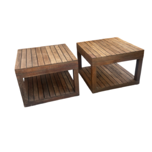 Paire de tables basses