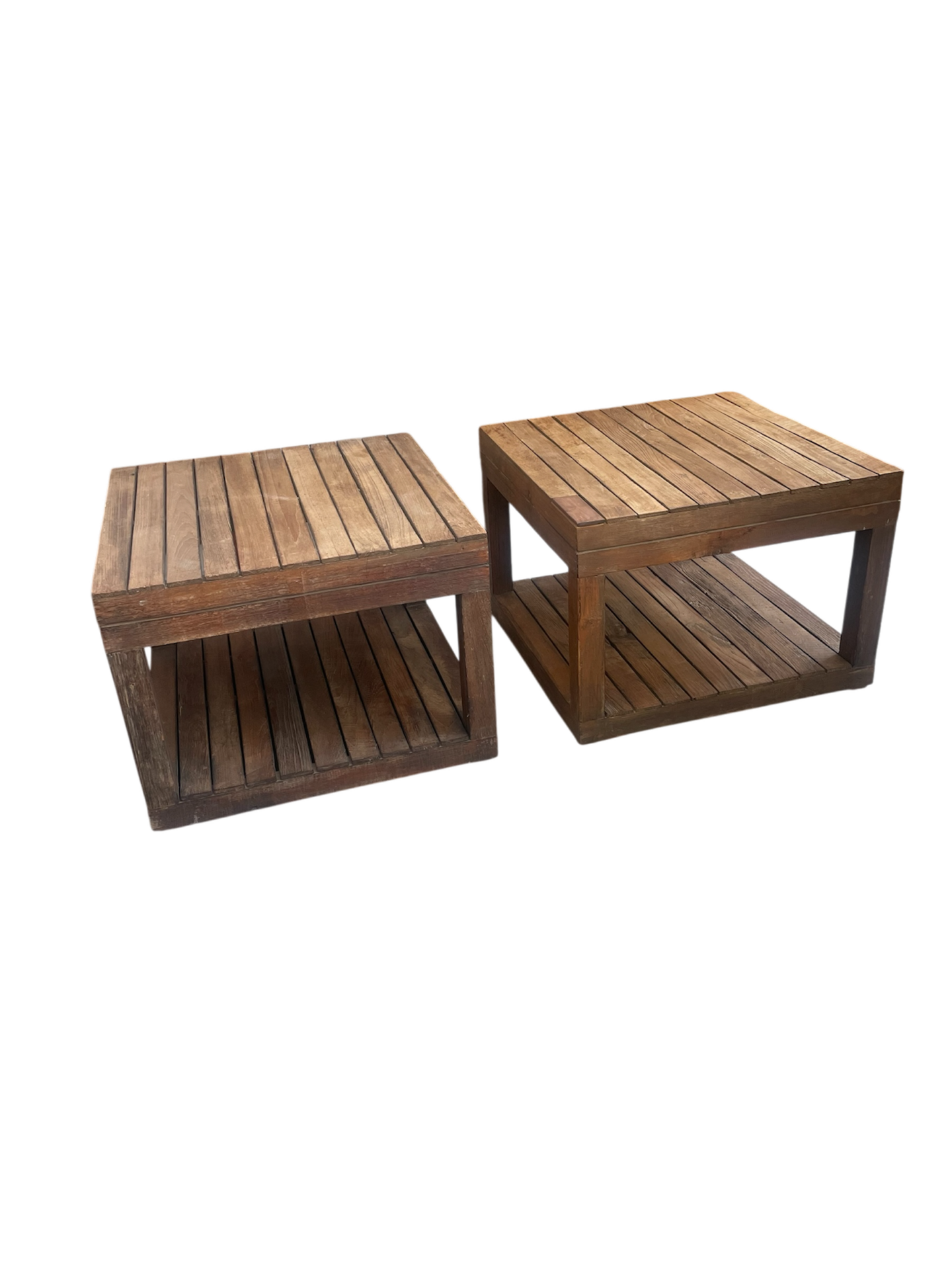 Paire de tables basses