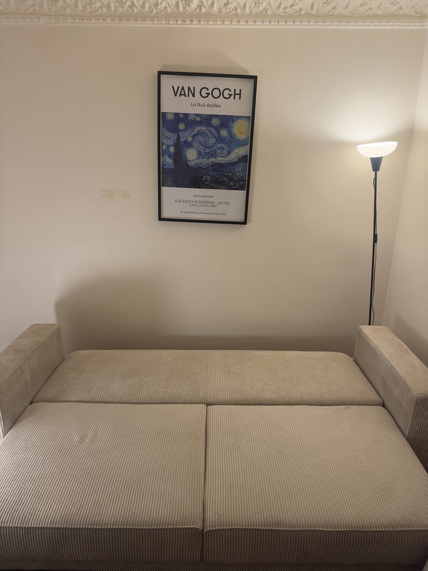 Canapé coffre en velours côtelé – Image 3