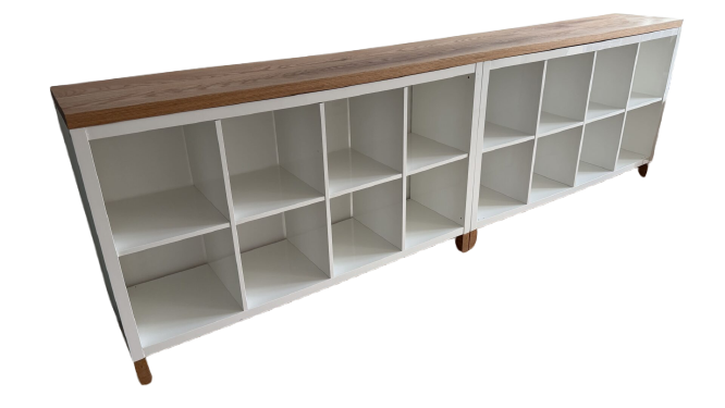 Grand meuble de rangement type enfilade basse