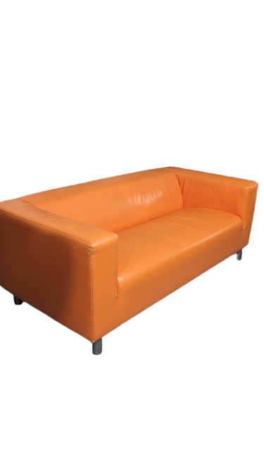 Canapé skai orange pop