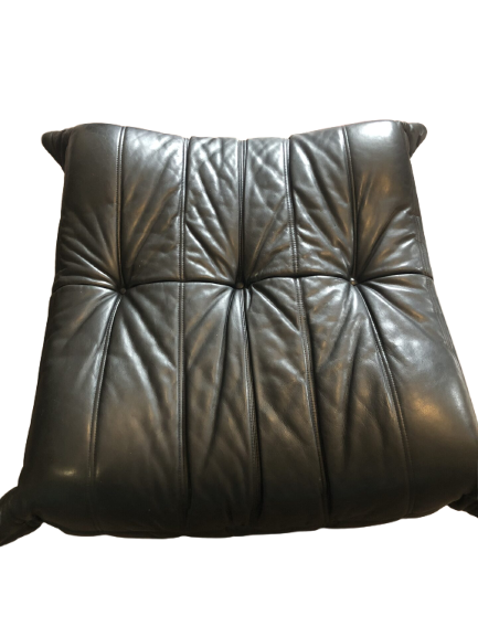 Pouf cuir Togo authentique