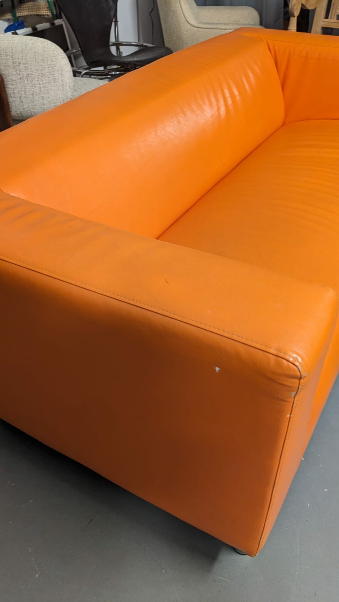 Canapé skai orange pop – Image 6