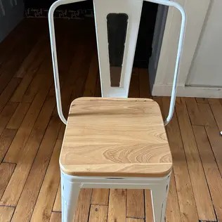 Lot de quatre chaises style industriel MOSS – Image 2
