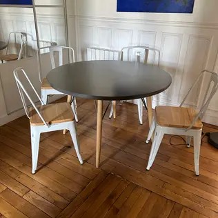 Lot de quatre chaises style industriel MOSS – Image 4