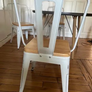 Lot de quatre chaises style industriel MOSS – Image 3