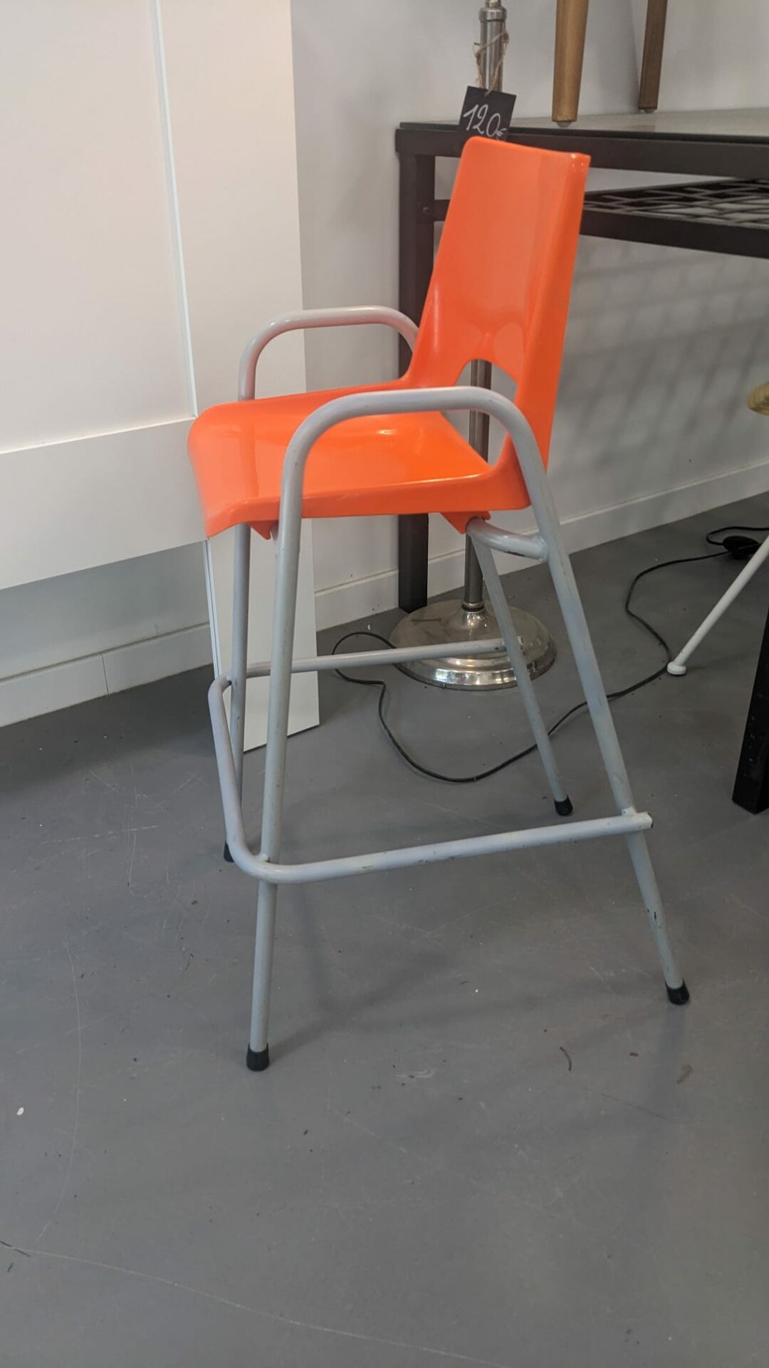 Chaise haute enfant orange pop – Image 3